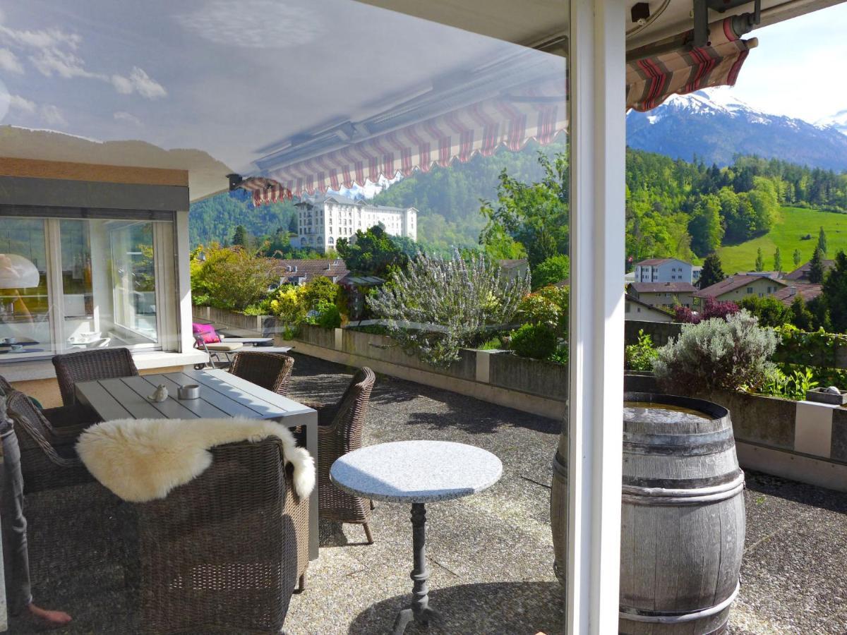 Apartment Panorama Interlaken Bagian luar foto